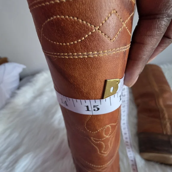 Vintage Stitching Horse Campus Boots Size 8 1/2D - Picture 14 of 16